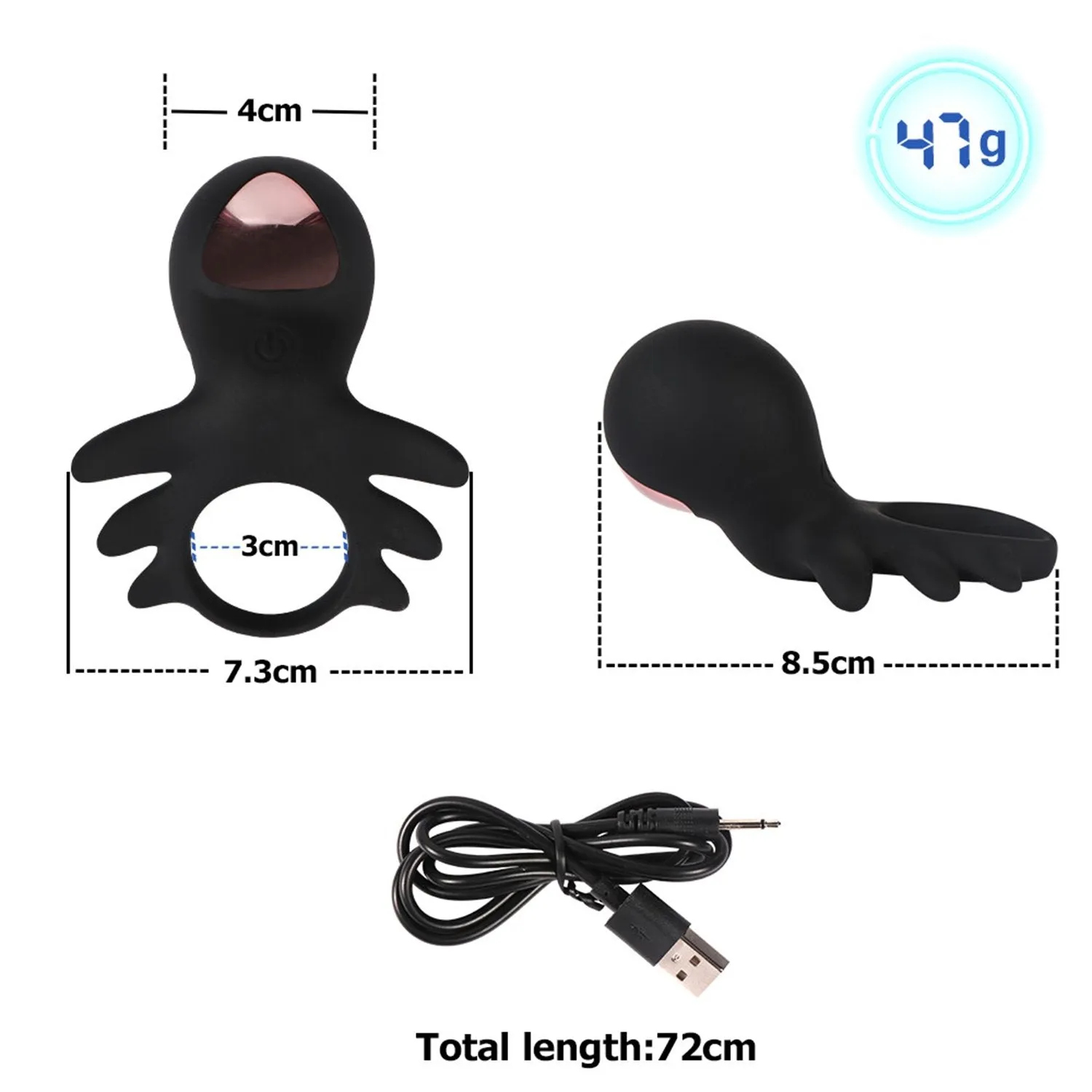 10 Modes Vibrating Cock Ring