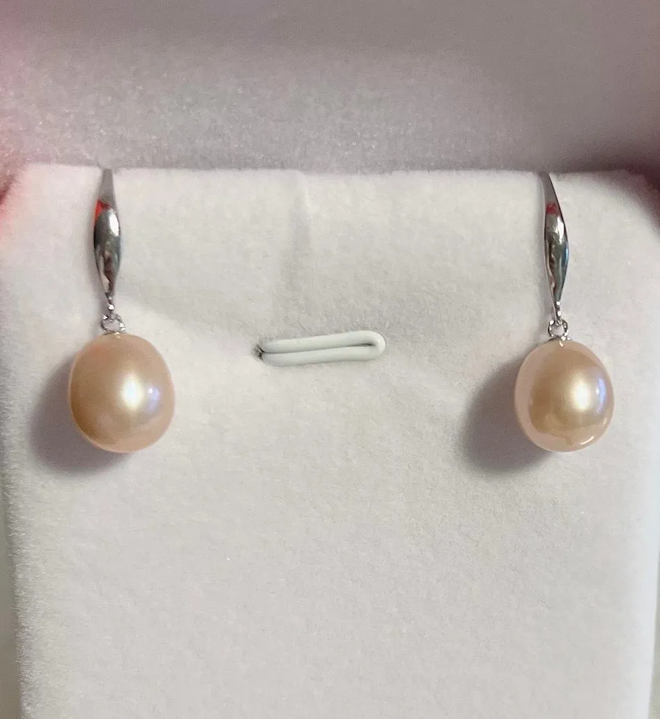 10mm-12mm Freshwater Pearl Earrings Drop