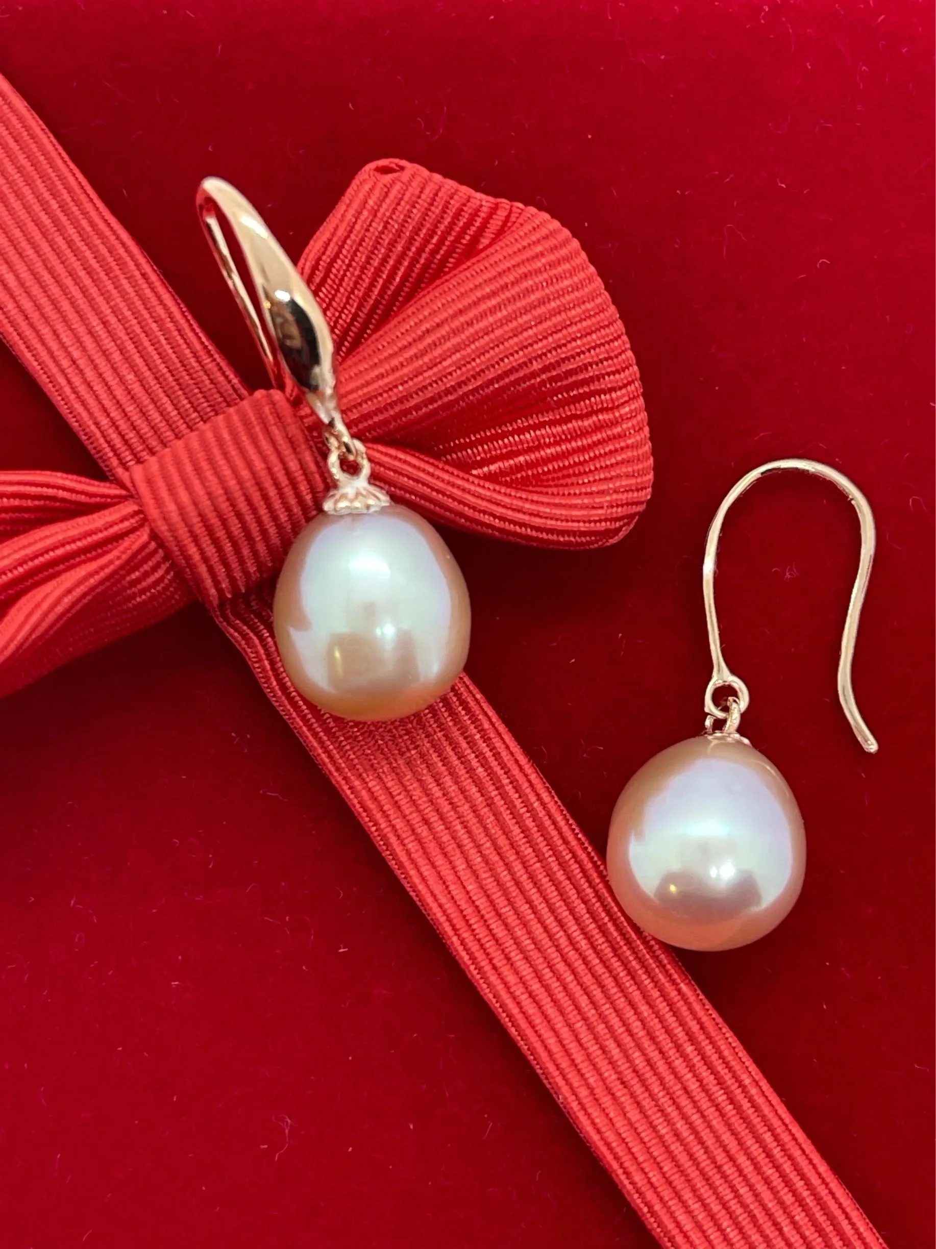 10mm-12mm Freshwater Pearl Earrings Drop