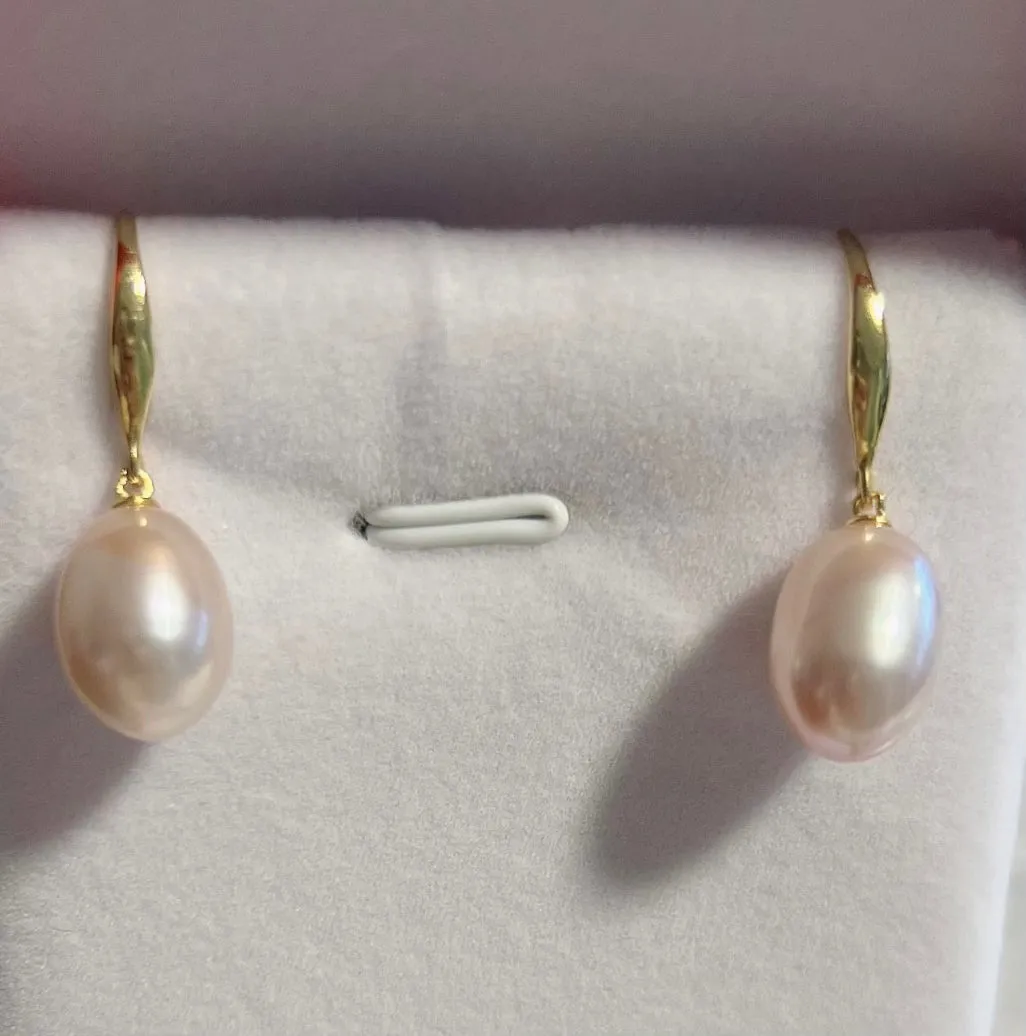 10mm-12mm Freshwater Pearl Earrings Drop