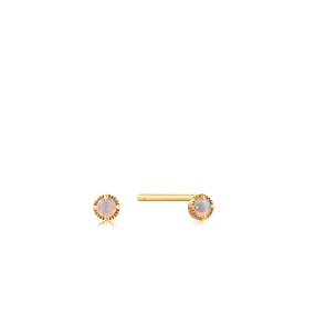 14kt Gold Opal Stud Earrings