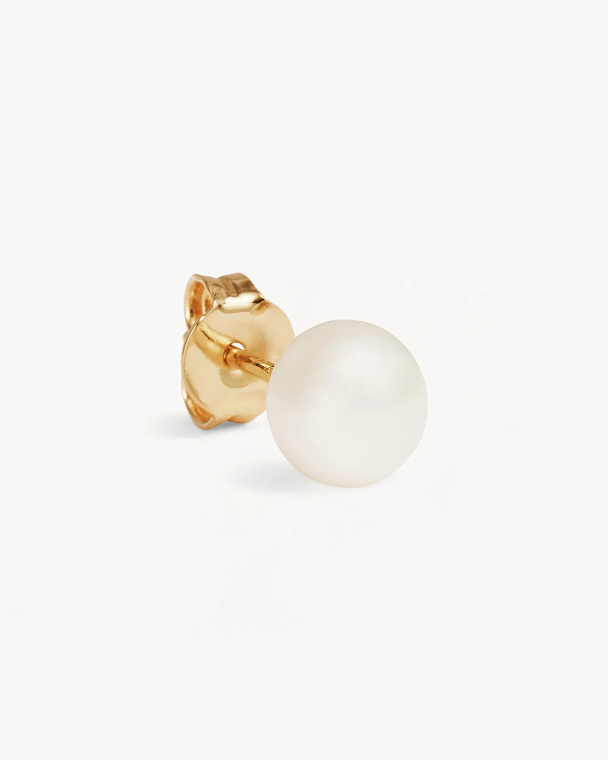 18k Gold Vermeil Floating On Air Pearl Stud Earrings - 6mm