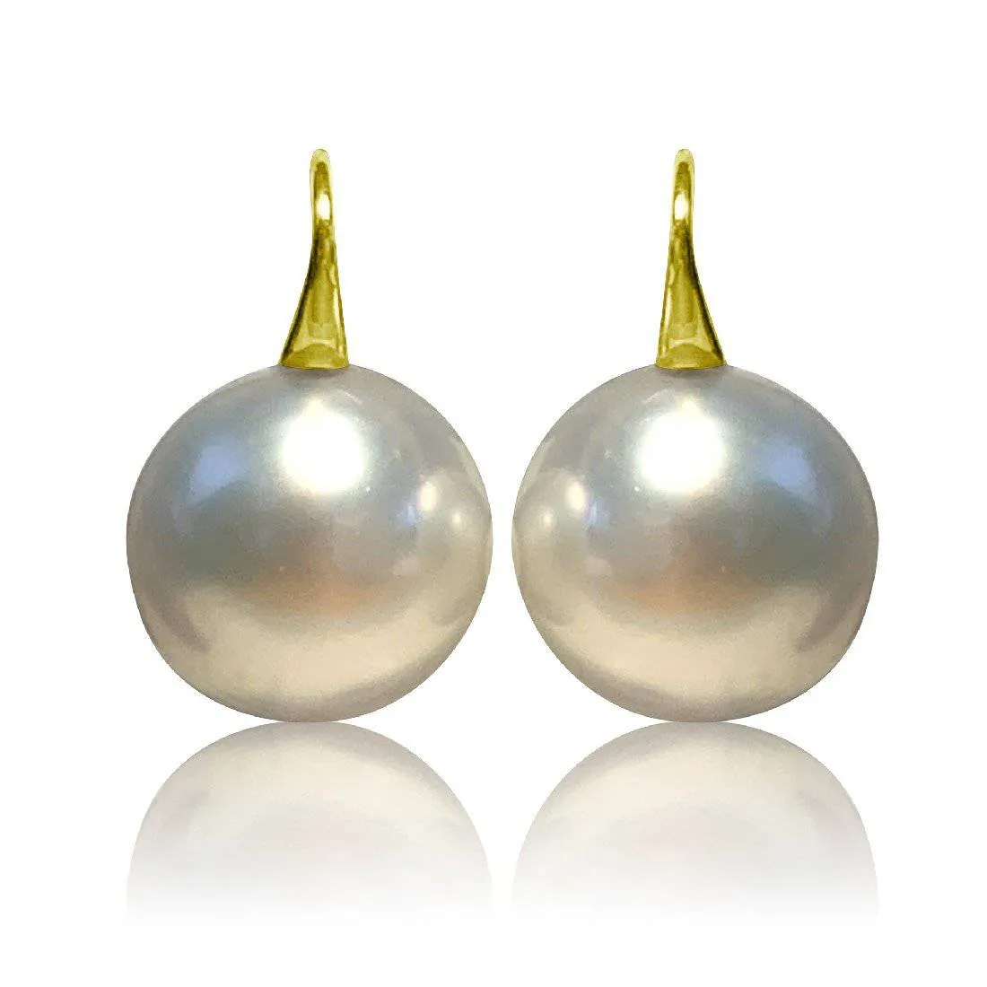 18kt Gold 16mm South Sea Pearls