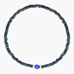 2mm Beads Dandy Bracelet (Dyed Blue)