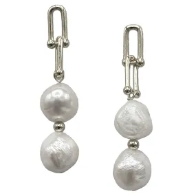 347-01-S | ROXY EARRINGS (WHITE/SILVER)