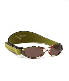 Adventure Banz Green Camo Sunglasses for 2-5 years