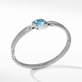 Albion Bracelet with Blue Topaz and Diamonds