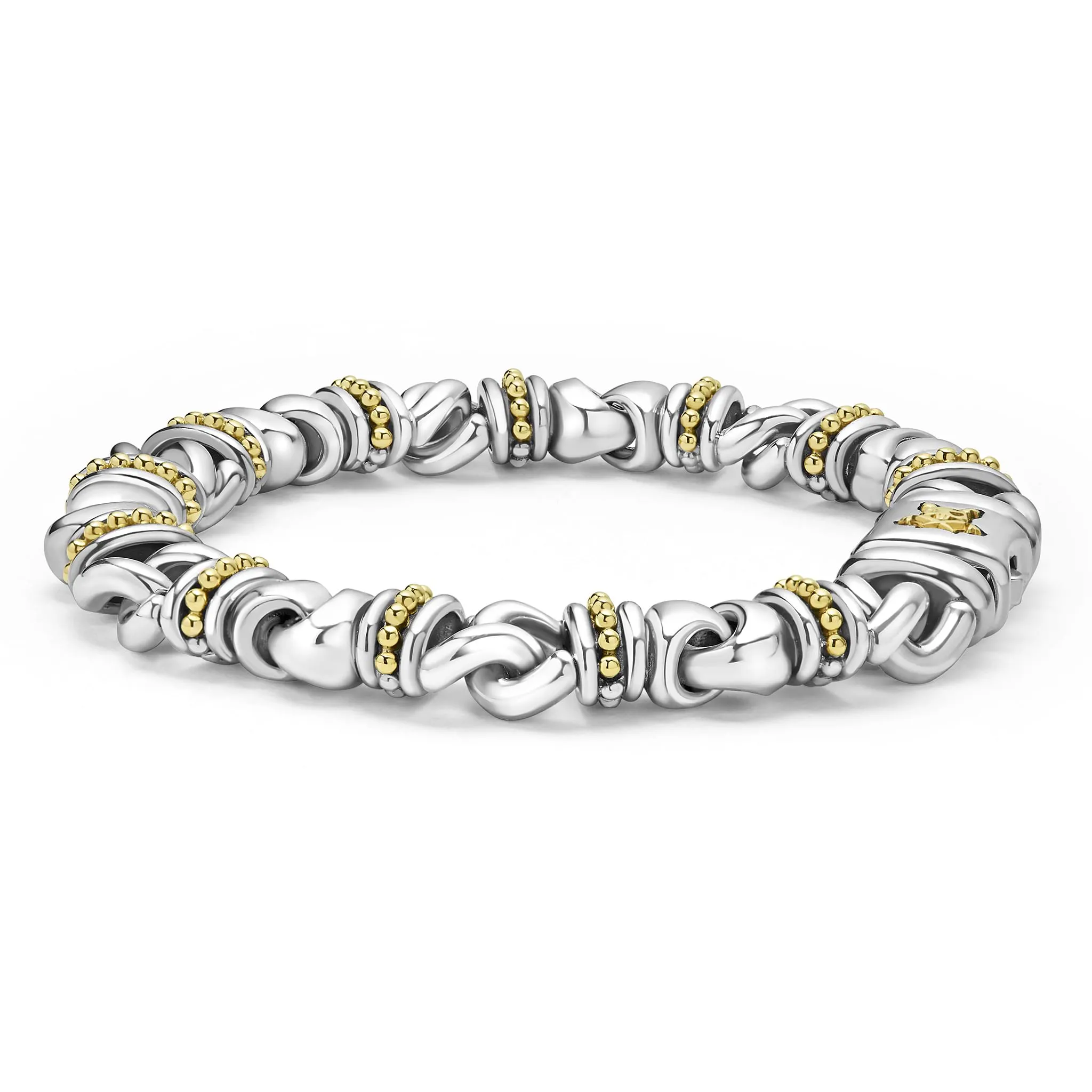 Anthem Two-Tone Lock Curb Link Bracelet