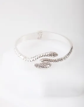 Antique Silver Snake Bangle