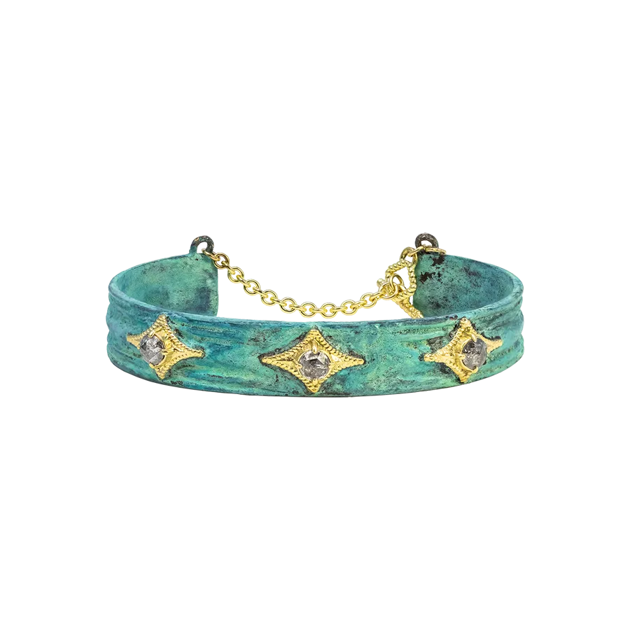 Artifact Teal Patina Bracelet