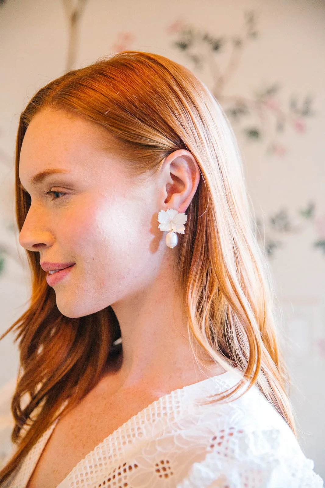 Audrey Pearl Earrings