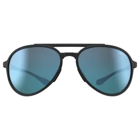 BEX Wesley Lite Black/Gray/Blue Silver Sunglasses - S124BKGYBS