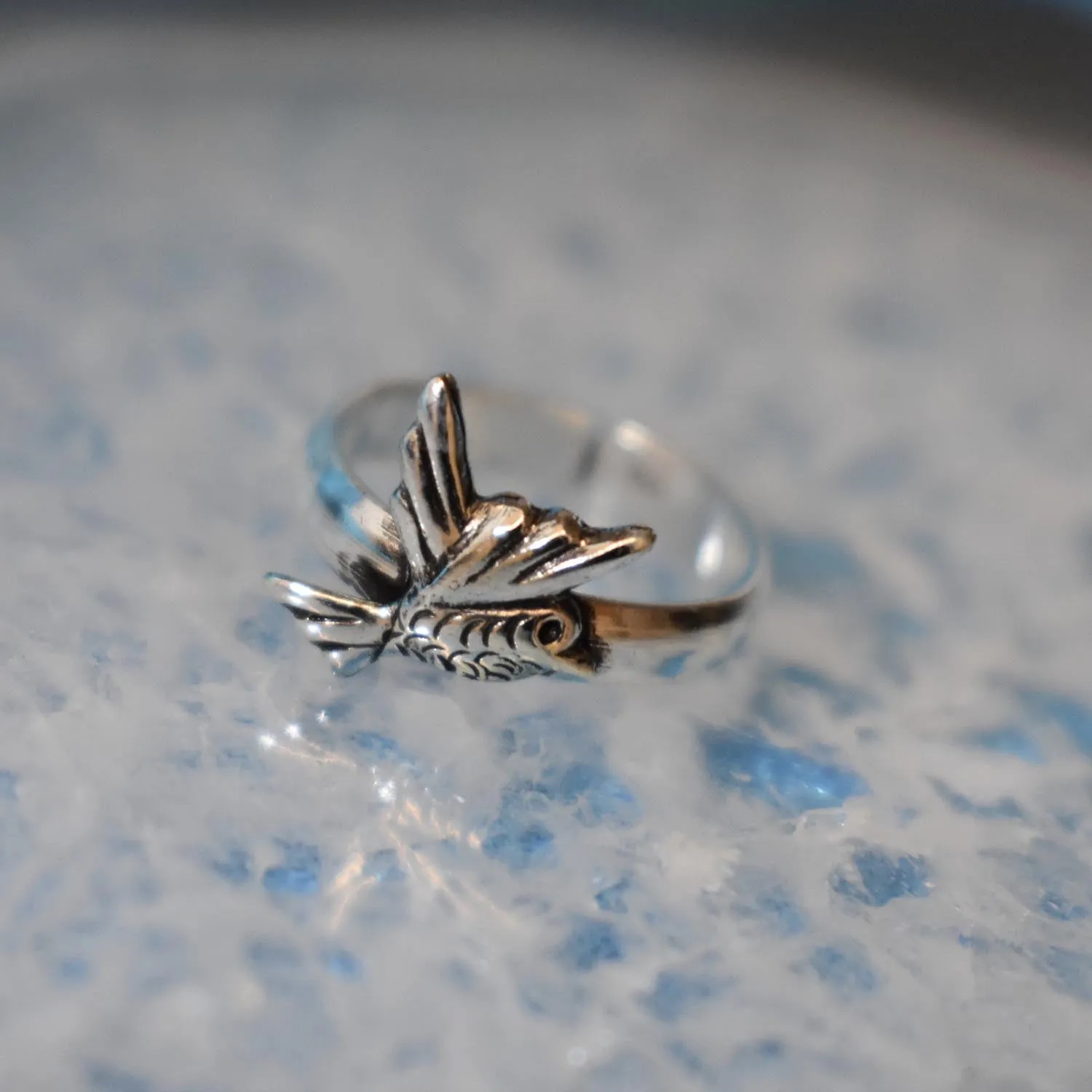 Bird Midi Ring (925) Sterling Silver