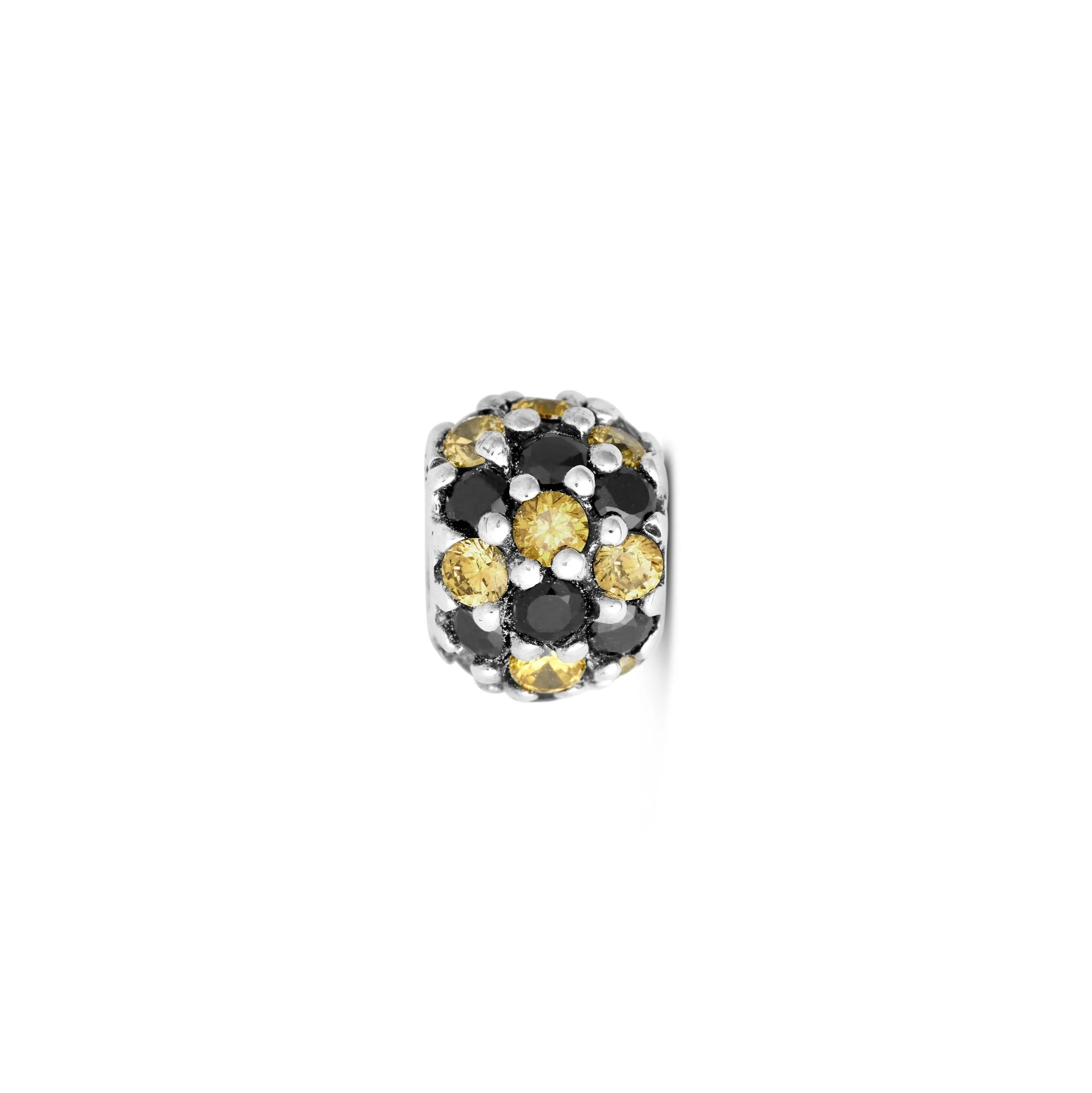 Black & Gold Swarovski Couture Charm