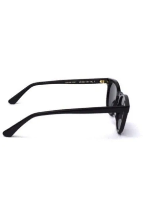 Black Classic Kozy Sunglasses-Unisex