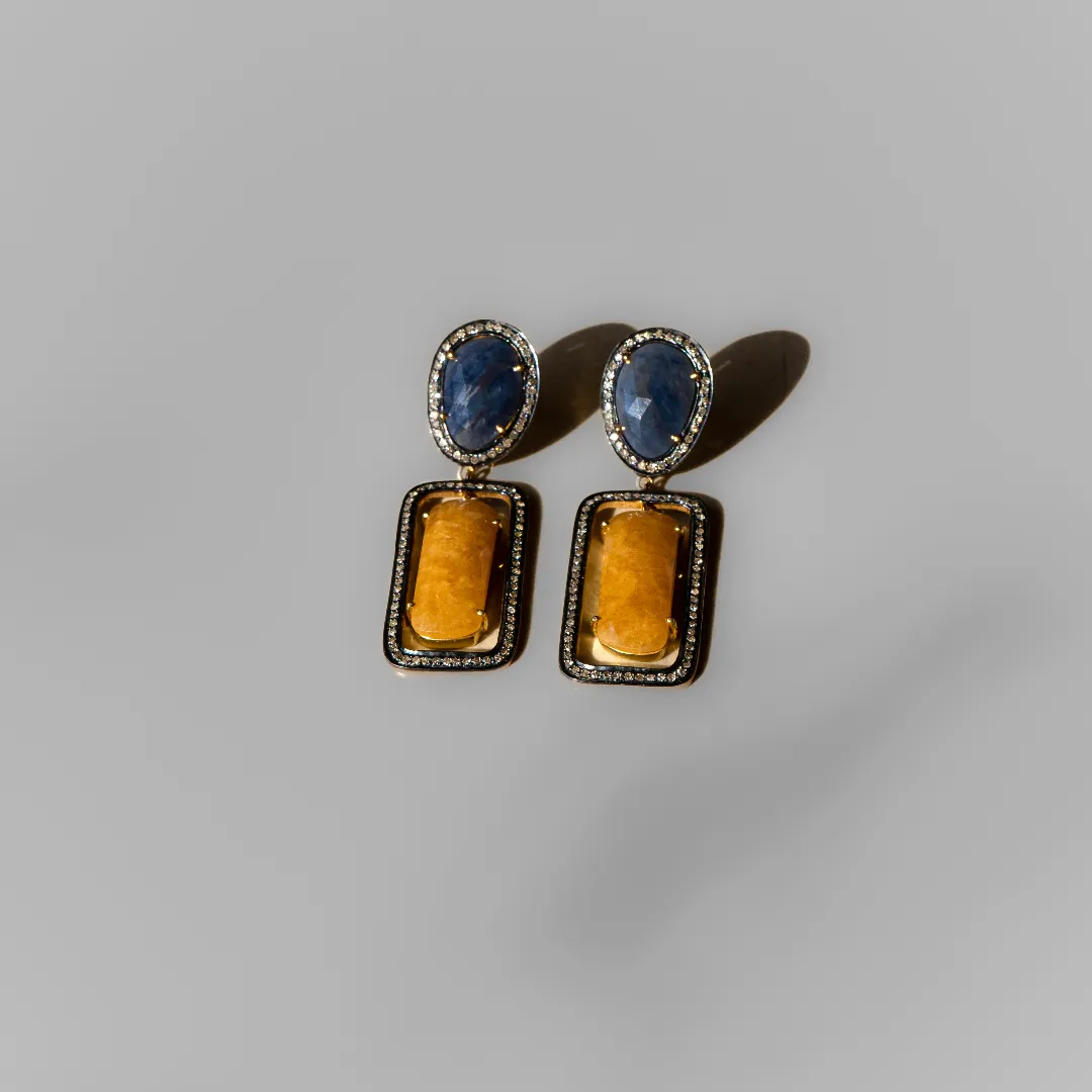 Blue Topaz Earring