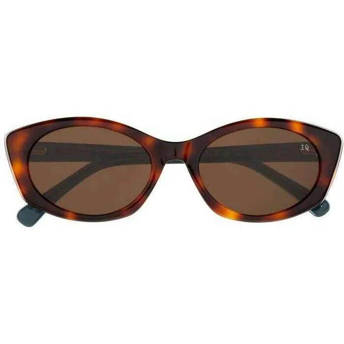 Botaniq Oval Cat-Eye Sunglasses - Brown Tort