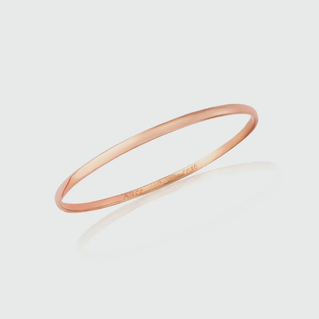 Brompton 9ct Rose Gold Bangle