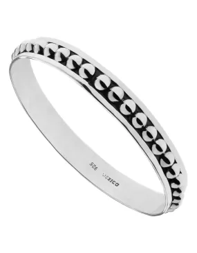 Caravanserai Silver Bangle