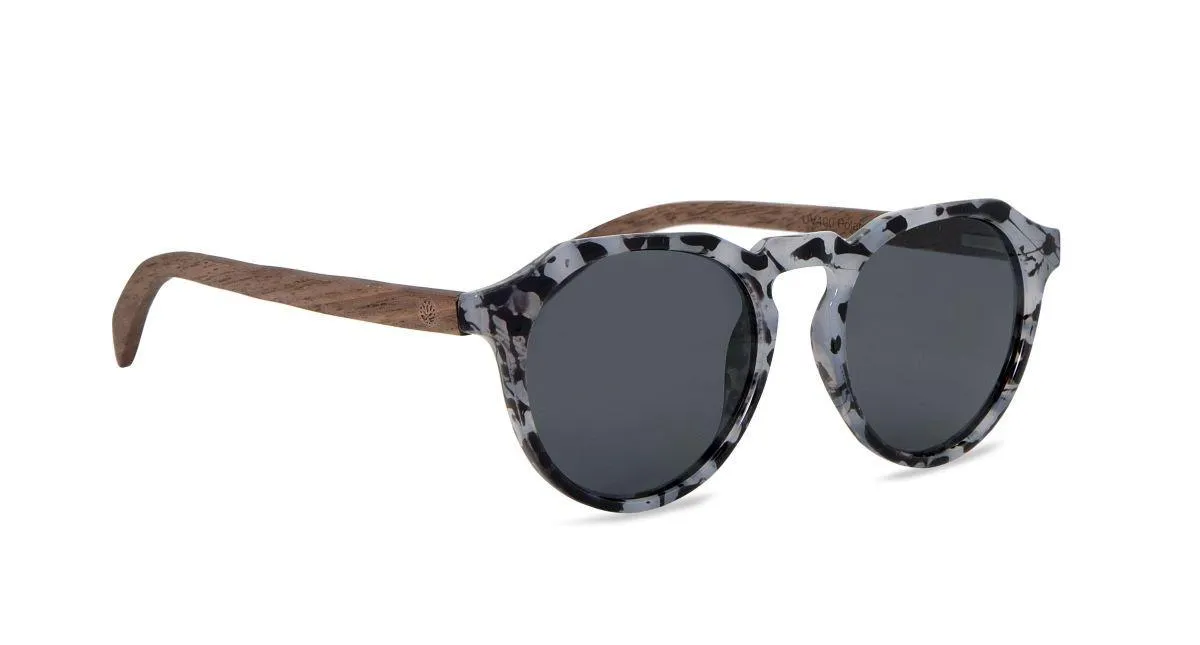 Chanj Sunglasses Pearl Sustainable Sunglasses Handcrafted FSC Wood