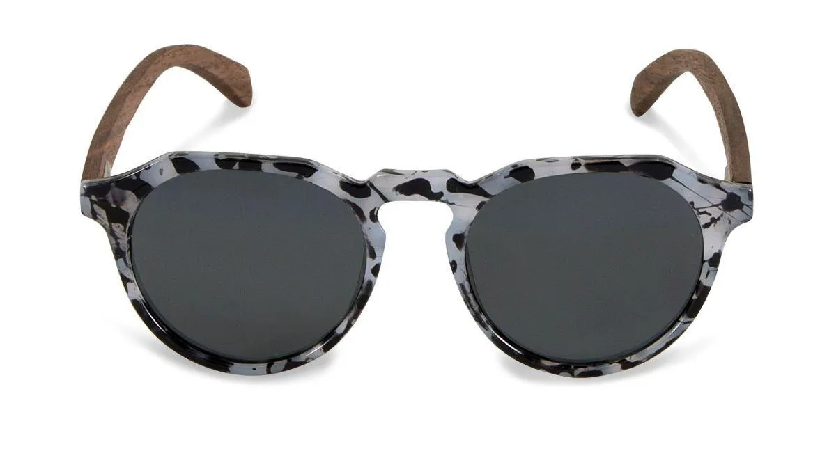 Chanj Sunglasses Pearl Sustainable Sunglasses Handcrafted FSC Wood