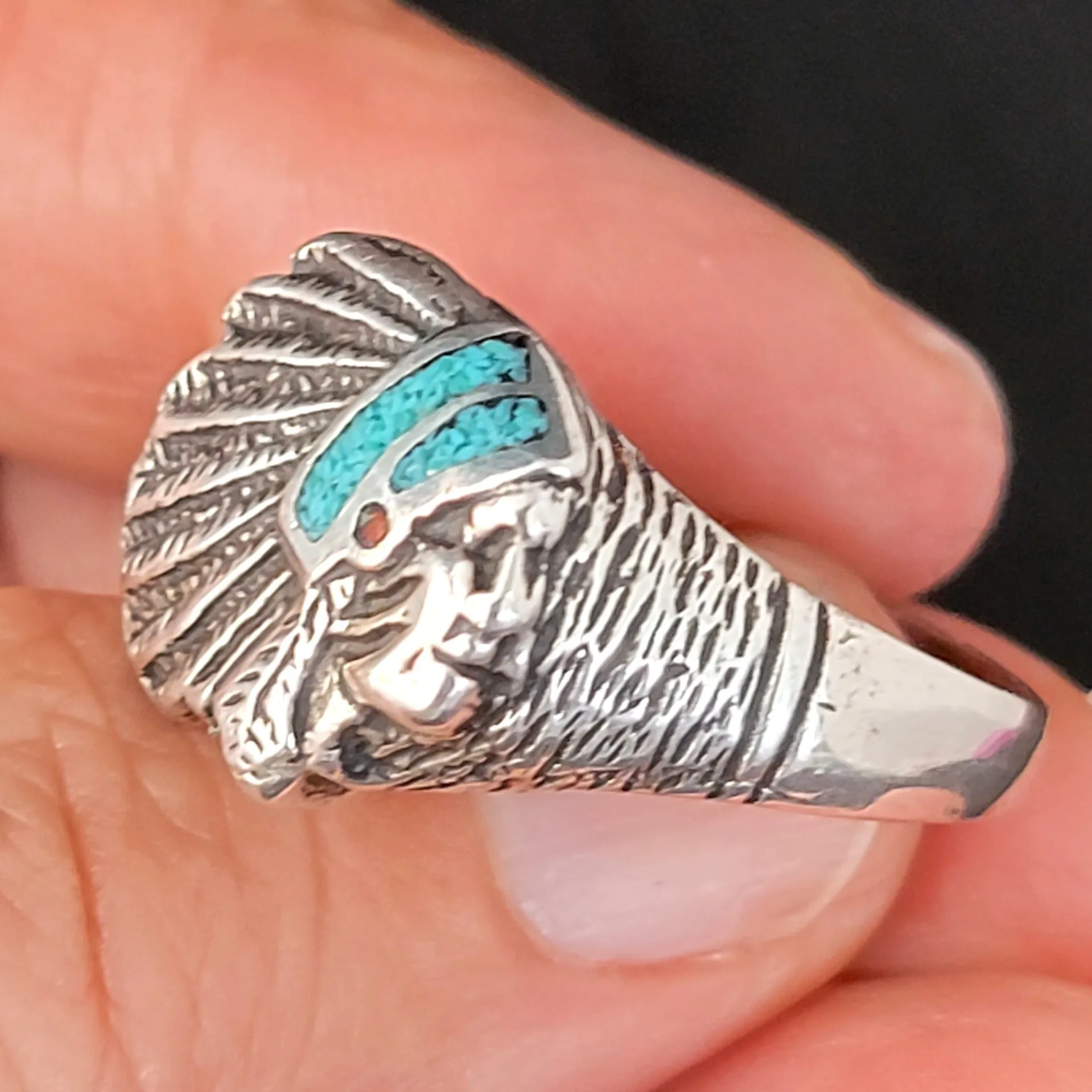 Chief Head Ring - Not Native Made