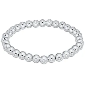 Classic Sterling 6mm Bead Bracelet