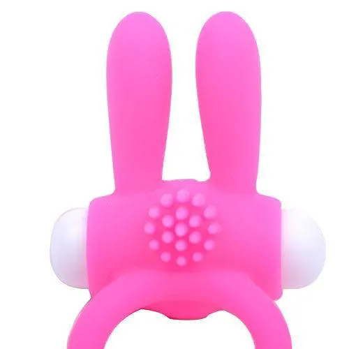 Cockring With Rabbit Ears Pink