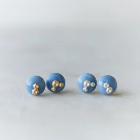 Cosmic Nest Opal Ruthie B. Studs with Barnacles