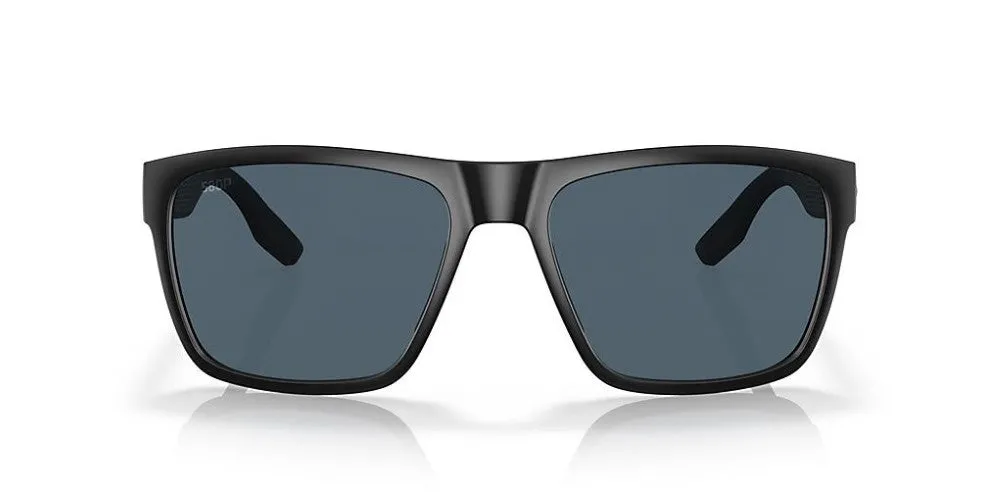 Costa Del Mar Paunch XL Matte Black Frame - Gray Plastic Lens - Polarized Sunglasses