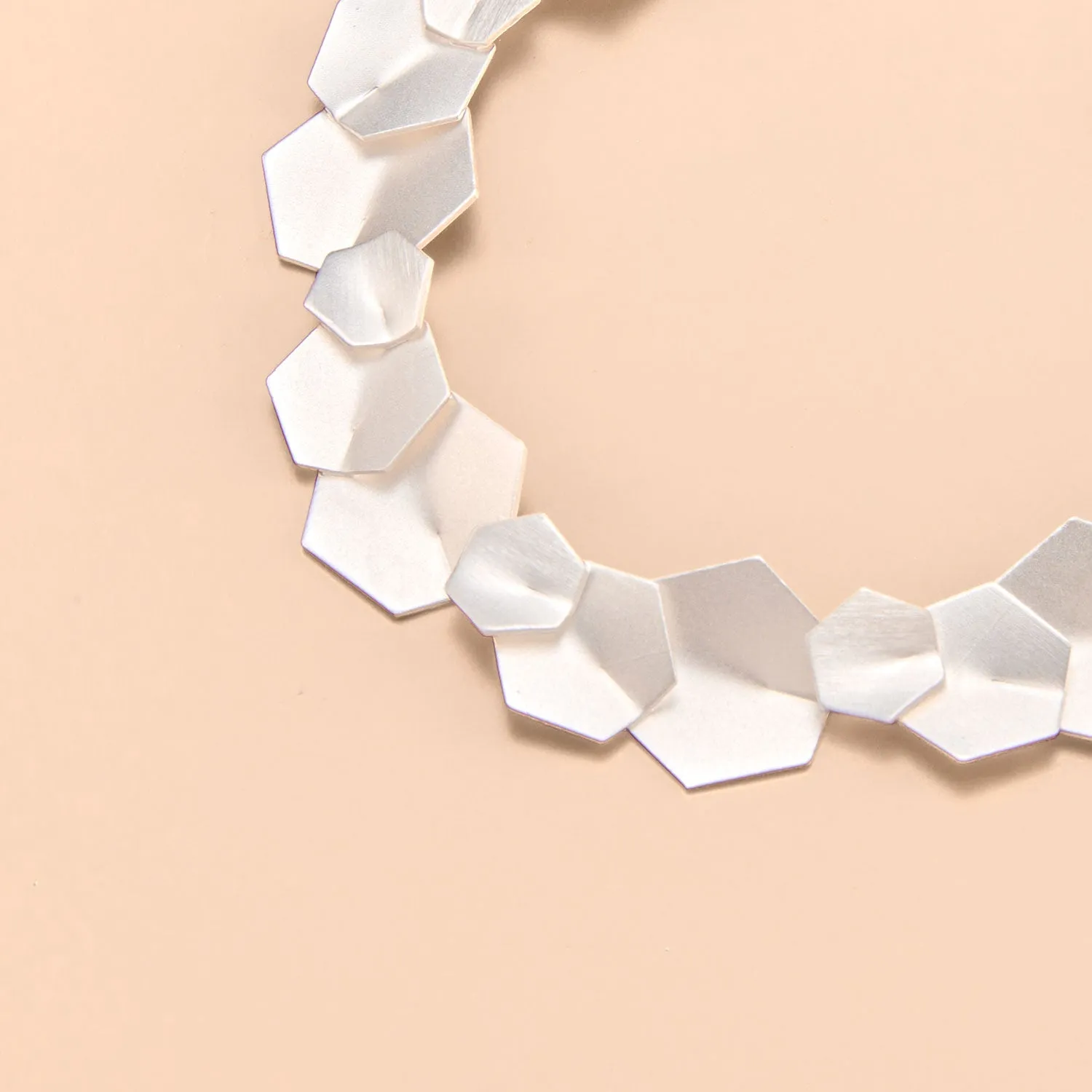 Curved Hexagon Bracelet