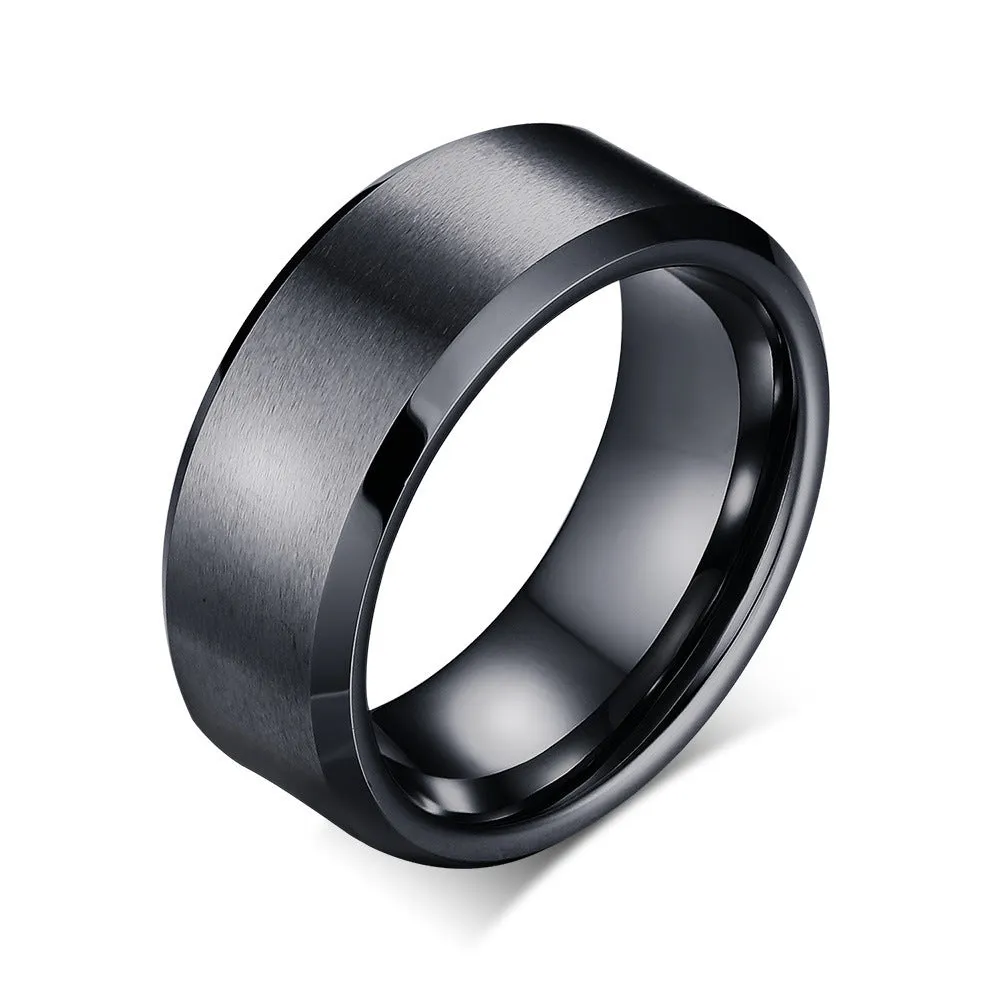 Custom Engravable Tungsten Ring for men