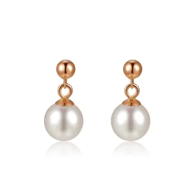 Diamond Nobility Pearl Earrings