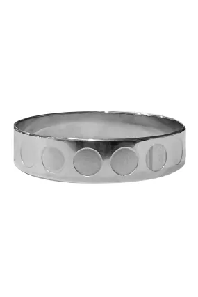 Dotted Stainless Steel Bangle