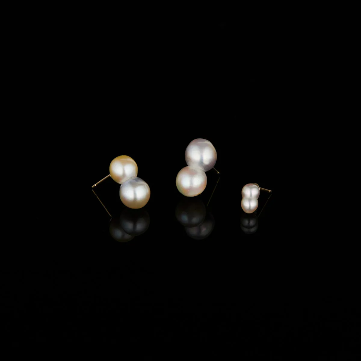 DPE-OOAK | Twin Akoya Pearl Earrings