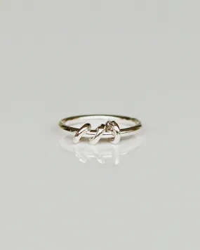 DRIE (Dree) ring  - Sterling Silver