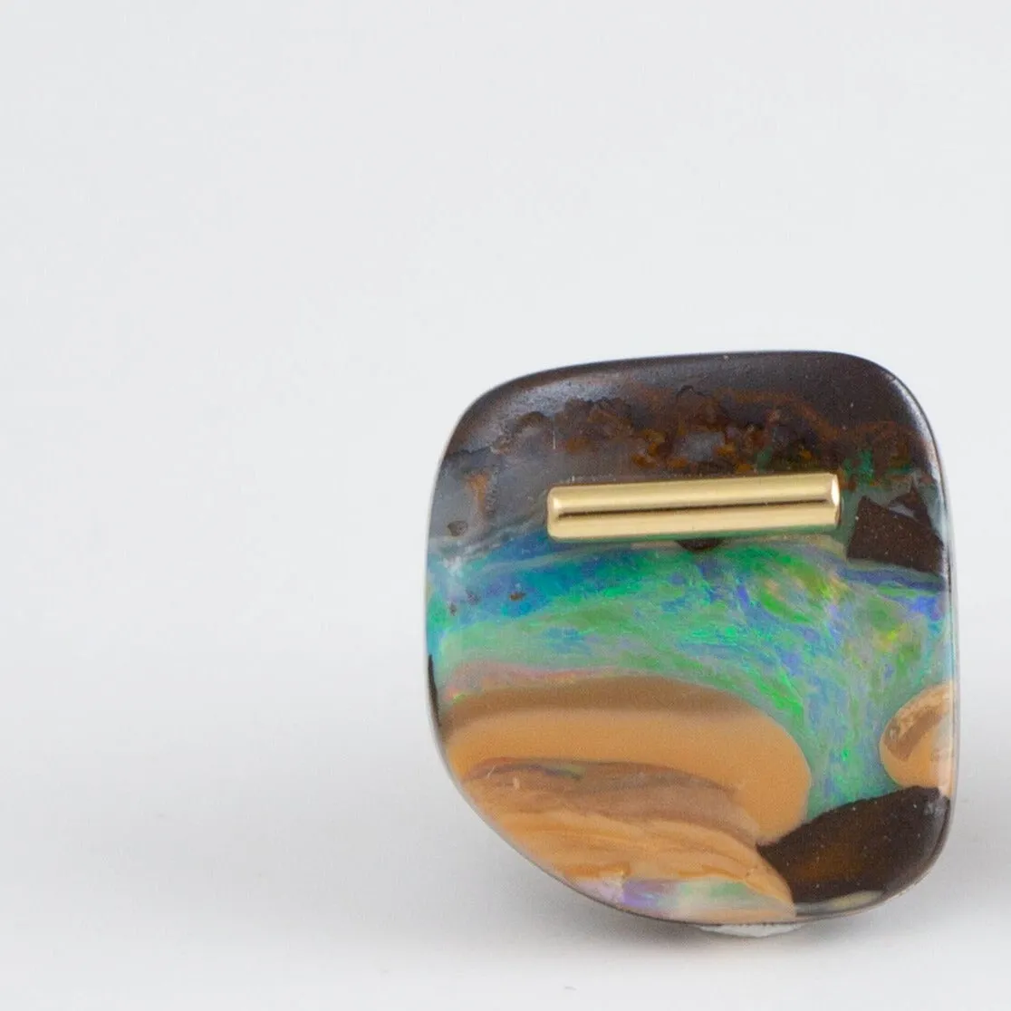 EDITIONS boulder opal small studs