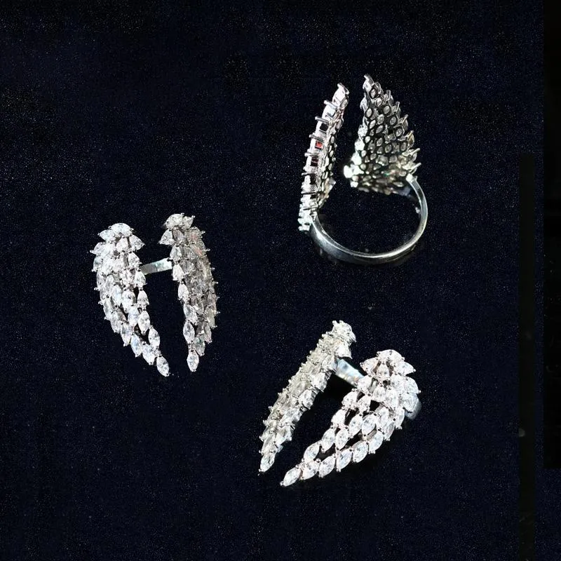 Elegant Angel Wings Rings for Women