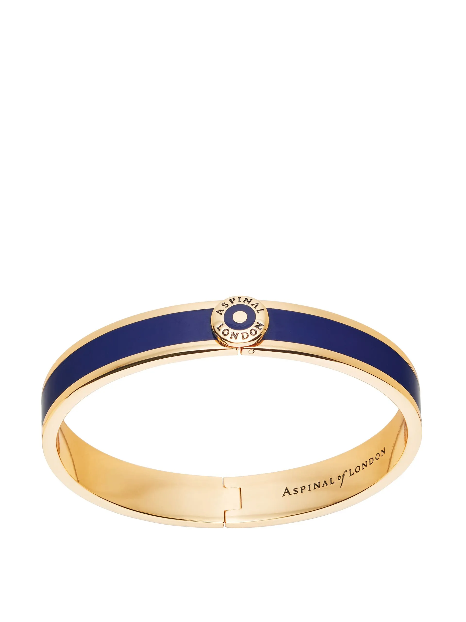 Enamel bangle in Navy