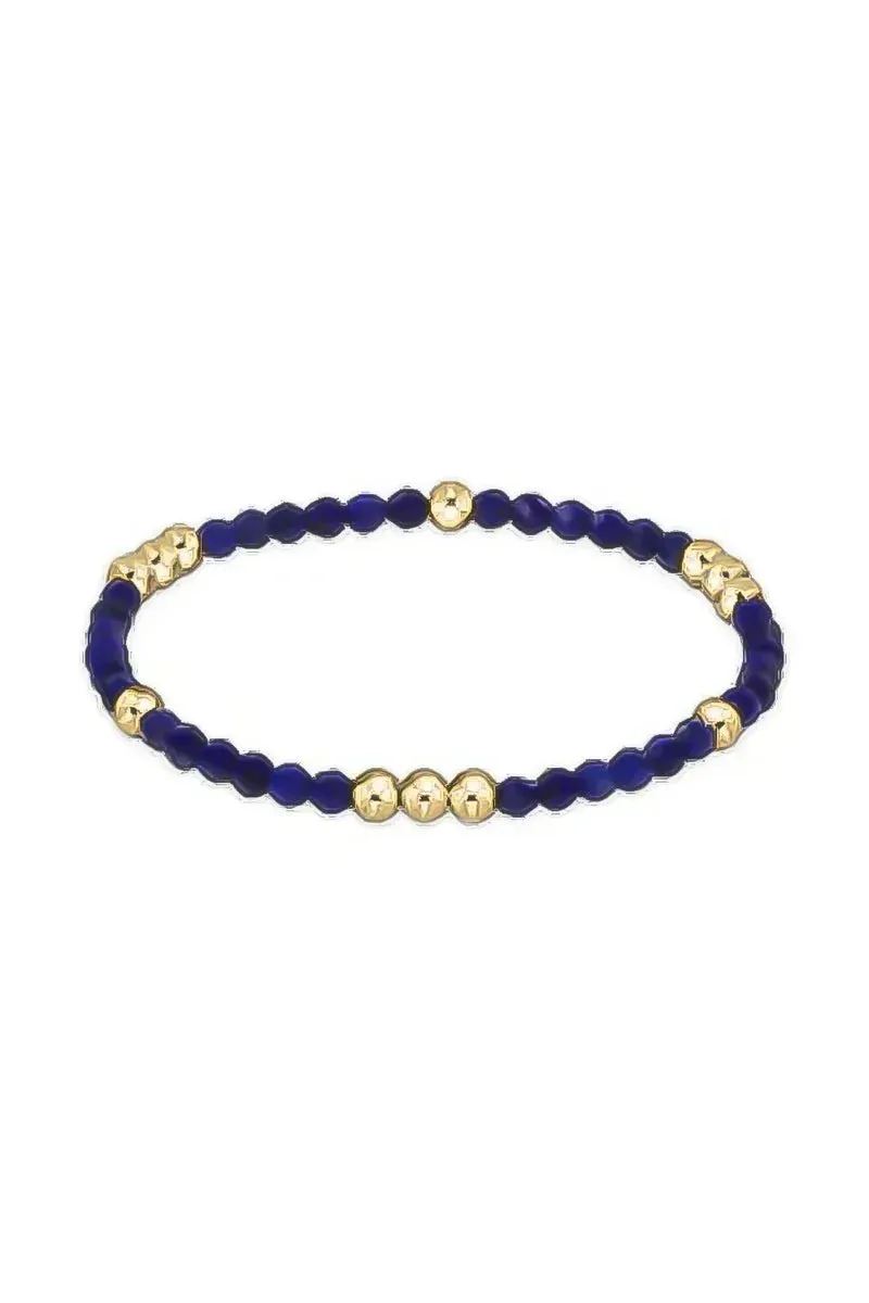 Enewton Worthy Pattern 3mm Bead Bracelet - Lapis