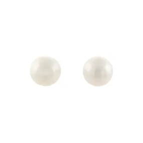 Estate 14k White Gold 11mm South Sea Pearl Studs