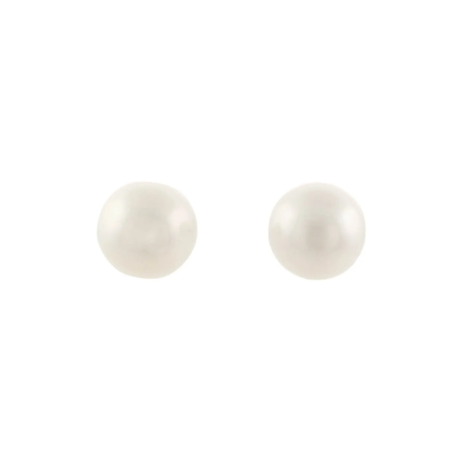 Estate 14k White Gold 11mm South Sea Pearl Studs