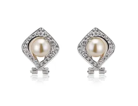 Estelle freshwater Pearl Square Shape Earrings