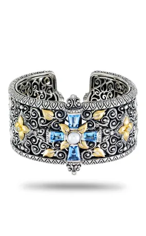 Ethereal Wide Cuff Bracelet- 50% non-refundable deposit