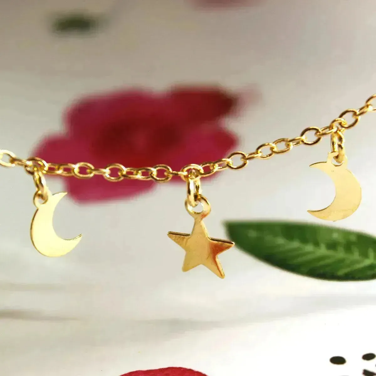 European And American Fashion Star Moon Combination Bracelet