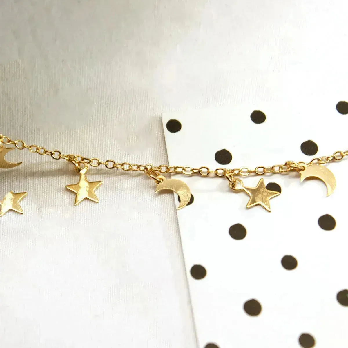 European And American Fashion Star Moon Combination Bracelet