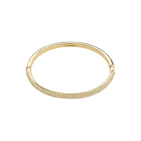 Focus Gold Plated Crystal Bangle