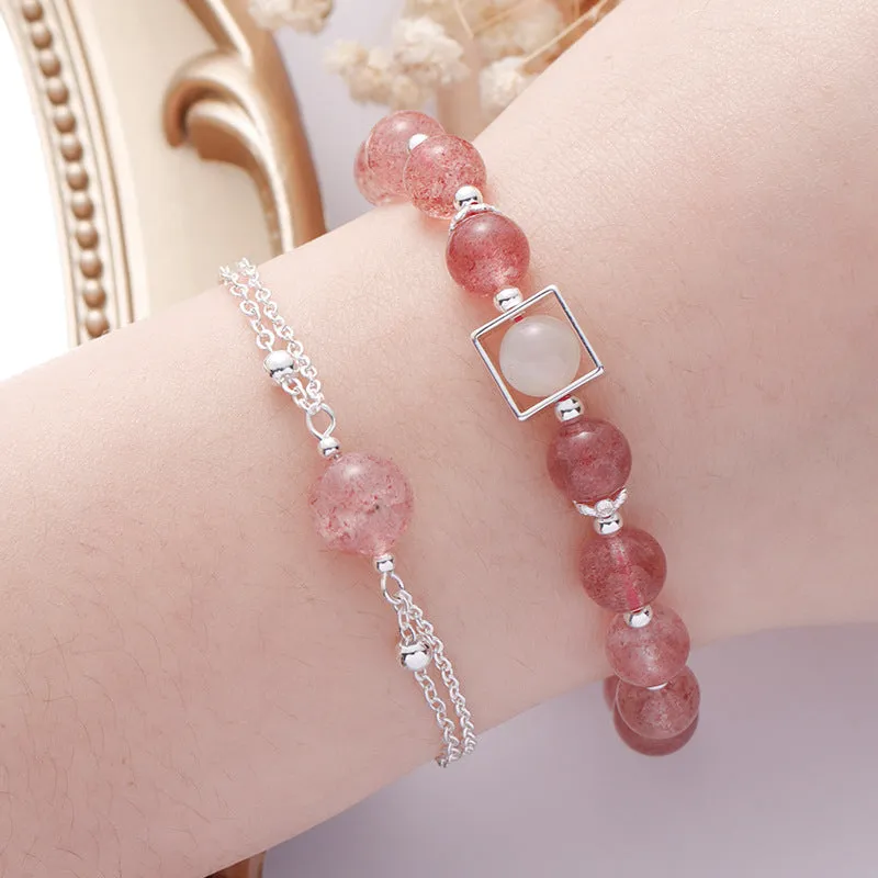 Fortune's Favor Sterling Silver Crystal and Topaz Bracelet