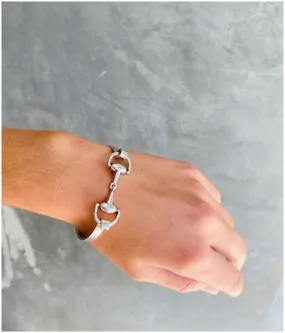 Girl's HOY Sterling Silver Snaffle Bangle