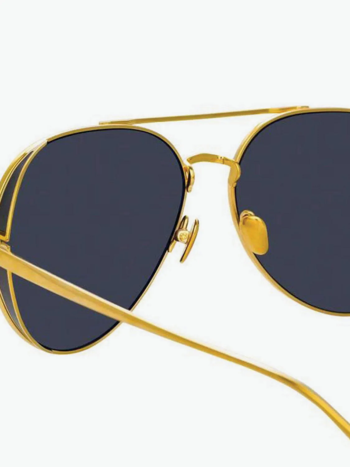 Gold Aviator Sunglasses